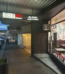 business for sale Bubba Pizza banner
